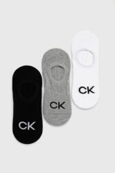 Calvin Klein zokni (3 pár) szürke, férfi - szürke Univerzális méret