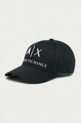 Armani Exchange sapka sötétkék, nyomott mintás - sötétkék Univerzális méret - answear - 16 990 Ft