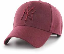 47 brand sapka MLB New York Yankees barna, nyomott mintás - burgundia Univerzális méret