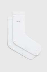 Calvin Klein zokni (2 pár) fehér, női - fehér Univerzális méret - answear - 6 090 Ft