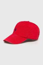 Ralph Lauren - Sapka - piros Univerzális méret - answear - 17 990 Ft