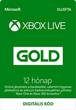 Microsoft Xbox Live Gold előfizetés, 12 hónap (Elektronikusan letölthető szoftver - Esd) (Xbox)