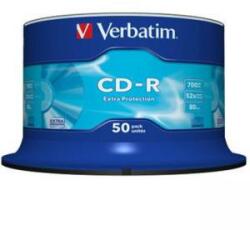 Verbatim CD-R Verbatim Extra Protection 80min. /700mb. 52X - 50 buc. în celofan