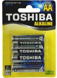 Toshiba Set 4 baterii alcaline Toshiba, R6, Blu Line, AA Baterii de unica folosinta