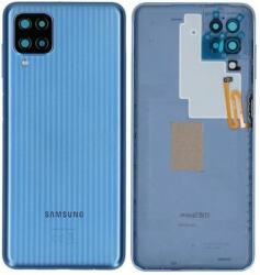 Samsung Galaxy M12 M127F - Akkumulátor Fedőlap (Blue) - GH82-25046C Genuine Service Pack, Blue