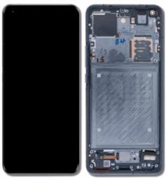 Xiaomi Mi 11 Ultra - LCD Kijelző + Érintőüveg + Keret (Ceramic Black) - 56000300K100 Genuine Service Pack, Ceramic Black