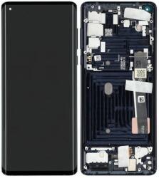 Motorola Edge - LCD Kijelző + Érintőüveg + Keret (Solar Black) - 5D68C16586, 5D68C16581, 5D68C17030 Genuine Service Pack, Solar Black