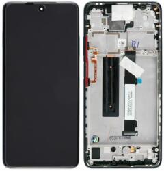 Xiaomi Mi 10T Lite 5G - LCD Kijelző + Érintőüveg + Keret (Pearl Grey) - 5600040J1700, 56000E0J1700 Genuine Service Pack, Pearl Grey