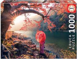 Educa Puzzle Sunrise in Katsura River Japan Educa 1000 piese și lipici Fix puzzle de la 11 ani (EDU18455) Puzzle