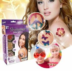 Shimmer Glitter -Csillámtetováló készlet (pepita-1231270)