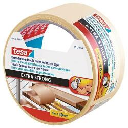 tesa Extra Strong Permanent Szalag, Fóliás, Fehér, 50 mm, L-5 m (STP012171066)
