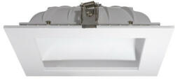 STRÜHM Milton 12 W-os süllyesztett meleg fehér, ezüst színű négyzet alakú LED panel (02128)