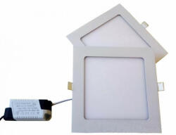 Masterled 18 W-os süllyesztett meleg fehér, négyzet alakú LED-es mennyezetlámpa (ML1973)