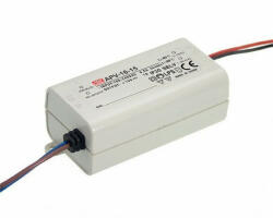 Masterled Mean Well 16 W-os beltéri tápegység, 1.25 Amper, 12 V DC (ML1819)