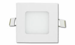 Masterled 6 W-os süllyesztett meleg fehér, négyzet alakú LED-es mennyezetlámpa (ML1969)