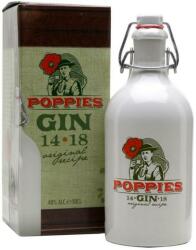  Poppies Gin (kerámia) 40% 0,5 l - díszdobozban