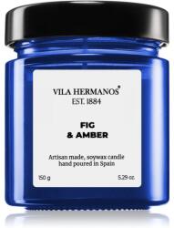 Vila Hermanos Apothecary Cobalt Blue Fig & Amber lumânare parfumată 150 g