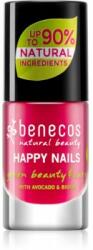 Benecos Happy Nails lac de unghii pentru ingrijire culoare Hot Summer 5 ml