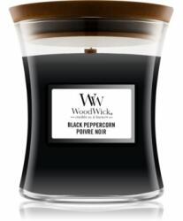 WoodWick Black Peppercorn lumânare parfumată cu fitil din lemn 275 g