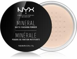 NYX Professional Makeup Mineral Finishing Powder pudra cu minerale culoare Light/Medium 8 g