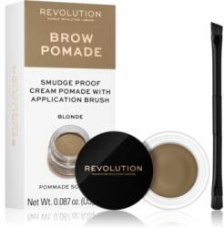 Makeup Revolution Brow Pomade pomadă pentru sprâncene culoare Blonde 2.5 g