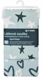 T-Tomi Cloth Towels Hearts & Stars prosop 80x100 cm 2 buc