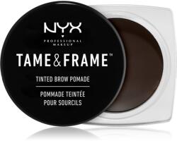 NYX Professional Makeup Tame & Frame Brow pomadă pentru sprâncene culoare 05 Black 5 g