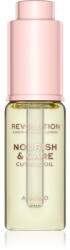 Makeup Revolution Nourish & Care tratament intensiv pentru unghii și cuticule uscate cu ulei de migdale 15 ml
