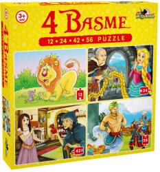 Noriel Puzzle Noriel - 4 basme (12, 24, 42, 56 piese) (NOR5328_001w) Puzzle