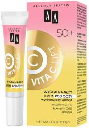 AA Cremă cu efect de netezire pentru pleoape 50+ - AA Vita C Lift Smoothing Eye Cream 15 ml