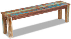 vidaXL Bancă, 160 x 35 x 46 cm, lemn masiv reciclat (243327)