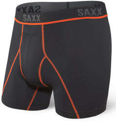 Saxx Kinetic HD Boxer Brief férfi boxer M / fekete/piros