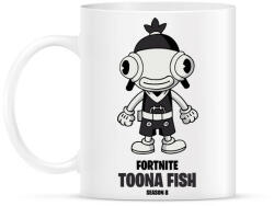 printfashion Toona Fish - Fortnite Season 8 - Bögre - Fehér (5357366)