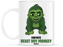 printfashion Beast Boy Monkey - Fortnite Season 6 - Bögre - Fehér (5359410)