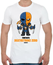 printfashion Deathstroke Zero - Fortnite Season 6 - Férfi póló - Fehér (5358222)