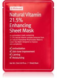 By Wishtrend Natural Vitamin mască textilă fortifiantă 23 ml Masca de fata