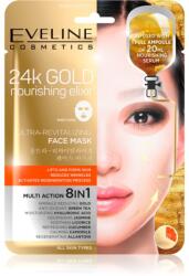 Eveline Cosmetics 24k Gold Nourishing Elixir masca pentru lifting 1 buc