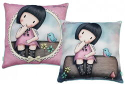 Halantex Santoro Gorjuss párna - Farönkön ücsörgés (GOR-7769C) (GOR-7769C)