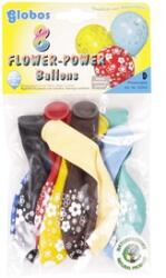 GLOBOS Virágos lufi 8 darabos készlet - 30 cm (33950)