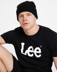 Lee Wobbly Logo Tricou Lee | Negru | Bărbați | L