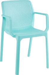 TEMPO KONDELA Rakásolható szék, mentol/műanyag, FRENIA