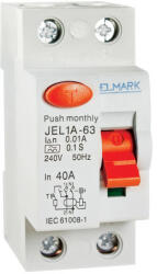 Elmark Áramvédő kapcsoló JEL1A 2P 80A/30MA Elmark (ELM 40581)