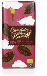 Klingele Chocolade Csokoládék a mennyből - BIO étcsokoládé Peru és Dominikai Köztársaság 85%, 100g