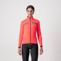 Castelli Dinamica - jacheta ciclism pentru femei cu Gore-Tex Infinium - roz cu elemente reflectorizante (CAS-4518541-288) - trisport