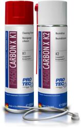 PRO-TEC Carbon X Égéstér tisztító k1+k2 - Carbon X cleaning foam P4650 motorolaj adalék 2x500ml