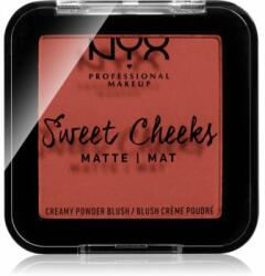 NYX Professional Makeup Sweet Cheeks Blush Matte blush culoare SUMMER BREEZE 5 g