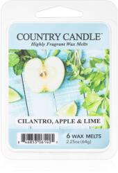 The Country Candle Company Cilantro, Apple & Lime ceară pentru aromatizator 64 g