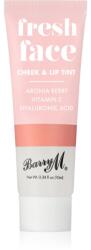 Barry M Fresh Face blush lichid și luciu de buze culoare Peach Glow 10 ml