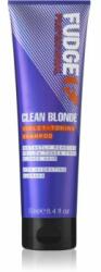Fudge Care Clean Blonde sampon tonifiant cu violete pentru par blond 250 ml