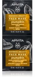 Apivita Express Beauty Pumpkin masca faciala detoxifianta 2 x 8 ml Masca de fata